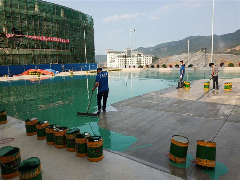 玉峰塑膠籃球場施工助力東蘭深圳龍華學校，